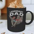 Dad Legendary Saying Graphic Print Coffee Mug
