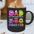 Dad Little Monster Kids 1st Birthday Party Family Monster Small Graphic Print Coffee Mug