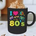 Dad I Love The 80's Retro 80s Nostalgia For Dad Graphic Print Coffee Mug