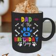 Dad And Mom Of The Birthday Boy Dog Paw Family Matching Graphic Print Coffee Mug