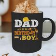 Dad Mom Of The Birthday Boy Kid Construction Matching Family Graphic Print Coffee Mug