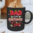 Dad And Mom Birthday Girl Strawberry Berry Sweet One Two Graphic Print Coffee Mug