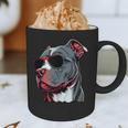 Dad Mom Cool Dog Sunglasses Pitbull Graphic Print Coffee Mug Dad Mom Cool Dog Sunglasses Pitbull Graphic Print Coffee Mug