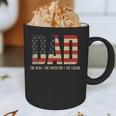Dad Protector Hero Legend USA Flag Dad Father's Day Graphic Print Coffee Mug