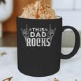 This Dad Rocks Rock n Roll Heavy Metal Fathers Day T-Shirt Graphic Print Coffee Mug