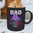 Dad Of Roller Girl Roller Skating Birthday Matching Family Graphic Print Coffee Mug