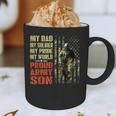 My Dad Is A Soldier Hero Proud Army Son US Military Graphic Print Coffee Mug