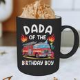 Dada Of The Birthday Boy Fire Truck Firefighter 1St Party Graphic Print Coffee Mug