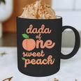 Dada Dad First Birthday One Sweet Peach Bday Family Matching Graphic Print Coffee Mug