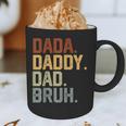 Dada Daddy Dad Bruh Retro Vintage Fathers Day Vintage Graphic Print Coffee Mug