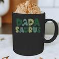 Dada Saurus Dad Dinosaur Three Rex Birthday Boy Girl Family Graphic Print Coffee Mug