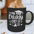 My Daddy Did It 2025 Graduation Graduated Proud Dad Graphic Print Coffee Mug