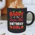 Daddy Of The Berry First Birthday Of Girl Strawberry Graphic Print Coffee Mug