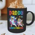 Daddy Of The Birthday Girl Dabbing Princess Unicorn Dad Graphic Print Coffee Mug