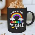 Daddy Of The Birthday Girl Rainbow B-Day Matching Family Graphic Print Coffee Mug Daddy Of The Birthday Girl Rainbow B-Day Matching Family Graphic Print Coffee Mug