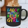 Daddy Of The Birthday Girl Retro 80's Party Graphic Print Coffee Mug