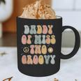 Daddy Dad Two Groovy Second Birthday Retro 2nd Bday Party Graphic Print Coffee Mug