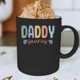 Daddy Saurus Dad Dinosaur Three Rex Birthday Boy Girl Family Graphic Print Coffee Mug