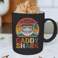 Daddy Shark Retro Shark Shirt Pajamas For Dad Dad Graphic Print Coffee Mug