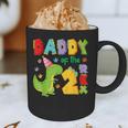 Daddy Of The Two Rex 2Nd Birthday Boy Dinosaur T-Rex Graphic Print Coffee Mug