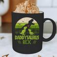 Daddysaurus Rex 2 Kids Sunset Tshirt For Fathers Day Graphic Print Coffee Mug