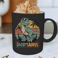 DaddysaurusRex Dinosaur Daddy Saurus Family Matching Dad Graphic Print Coffee Mug