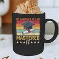 My Daughter In Law Mastered It Master's Graduation Vintage Graphic Print Coffee Mug
