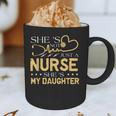 My Daughter Is A Nurse Proud Nurse's Mom Dad RN LPN Family Graphic Print Coffee Mug