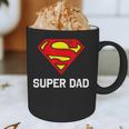 DC Comics Superman Father's Day Super Dad Logo Graphic Print Coffee Mug