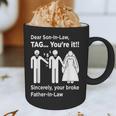 Dear Son-In-Law Father Of The Bride Dad Wedding Marriage Graphic Print Coffee Mug