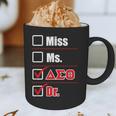 Delta Sigma Theta Sorority Delta Doctor Graduation Graphic Print Coffee Mug