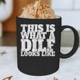 This Is What A DILF Looks Like Hot Dad DILF Graphic Print Coffee Mug This Is What A DILF Looks Like Hot Dad DILF Graphic Print Coffee Mug