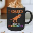Dinosaur Graduation I Roared Through Kindergarten T-Shirt Graphic Print Coffee Mug