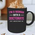 Doctoral Degree Graduation Woman With a Doctorate Graphic Print Coffee Mug
