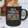 Doctorate Degree PhD Graduation PsyD Woman EdD Psychology Graphic Print Coffee Mug