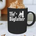 The Dogfather Tee Fathers Day Dad Dog Lover Schnauzer For Men Women Girls Kids Graphic Print Coffee Mug