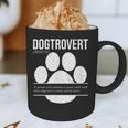 Dogtrovert Definition Introvert Dog Lover For Men Women Girls Kids Graphic Print Coffee Mug