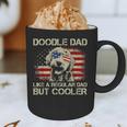 Doodle Dad Goldendoodle Regular Dad But Cooler American Flag Graphic Print Coffee Mug
