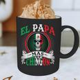 El Papa Mas Chingon Mexican Dad Husband Regalo Flag Graphic Print Coffee Mug