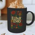 Elder Emo Floral Gothic Vintage Nostalgia Graphic Print Coffee Mug
