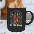 Elder Emo Nostalgia Skeleton Hand Graphic Print Coffee Mug