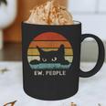 Ew People Retro Cat Cat Lover Introvert Graphic Print Coffee Mug Ew People Retro Cat Cat Lover Introvert Graphic Print Coffee Mug