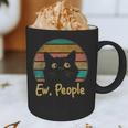 Ew People Retro Cat Lover Social Introvert Graphic Print Coffee Mug Ew People Retro Cat Lover Social Introvert Graphic Print Coffee Mug