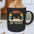 Ew People Retro Cat Vintage Anti-Social Introvert Graphic Print Coffee Mug Ew People Retro Cat Vintage Anti-Social Introvert Graphic Print Coffee Mug