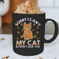 Excuse For Introverts My Cat Doesnt Like You Cat Graphic Print Coffee Mug