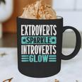Extroverts Sparkle Introverts Glow Introvert Graphic Print Coffee Mug Extroverts Sparkle Introverts Glow Introvert Graphic Print Coffee Mug