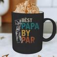 Fathers Day Golfer Dad Golfing Best Papa By Par Golf Graphic Print Coffee Mug
