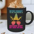 Fathers Day I Wear A Unicorn Shirt Dadacorn Graphic Print Coffee Mug