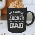 My Favorite Archer Calls Me Dad Archery Father's Day Graphic Print Coffee Mug