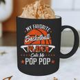 My Favorite Basketball Player Calls Me Pop Pop Funny Dad Graphic Print Coffee Mug